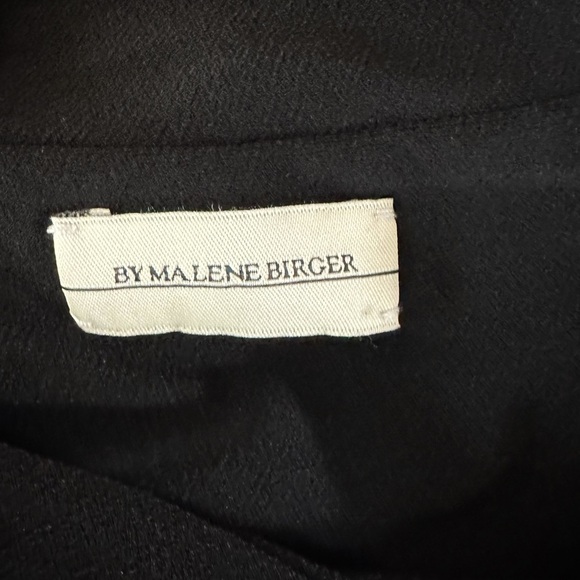By Malene Birger Gulia Black Long Sleeve Shift Dress 
With Bow Tie Style Neck M - Picture 2 of 12